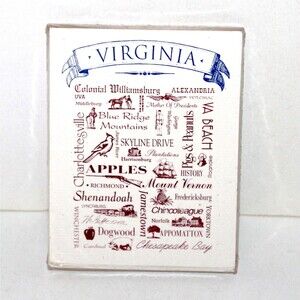 Virginia state 8 Blank Note Cards with Envelopes vintage Graphics Company 1998